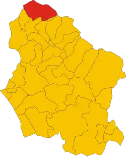 Localisation de Sillano