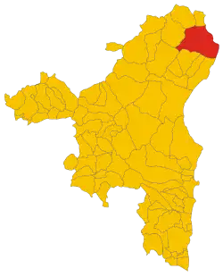 Localisation de Siniscola