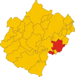 Localisation de Sogliano al Rubicone