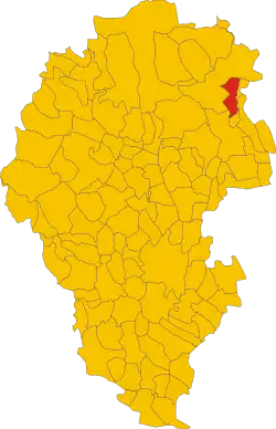 Localisation de Solagna