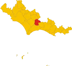 Localisation de Sonnino