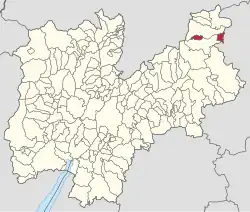 Localisation de Soraga di Fassa