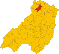 Localisation de Soragna