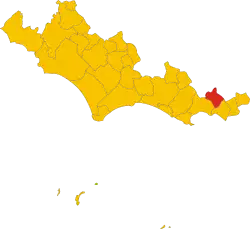 Localisation de Spigno Saturnia