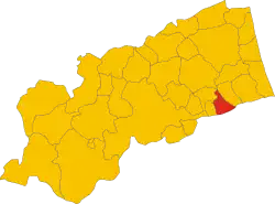 Localisation de Spinetoli