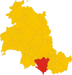 Localisation de Spolète