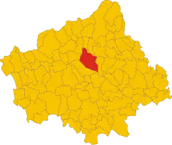 Localisation de Susegana