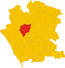 Localisation de Teano