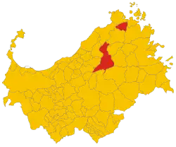 Localisation de Tempio Pausania