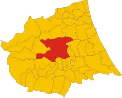 Localisation de Teramo