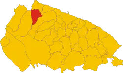 Localisation de Terlizzi