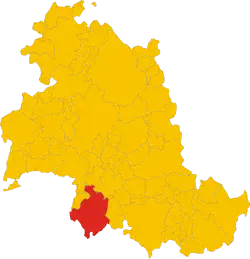 Localisation de Todi