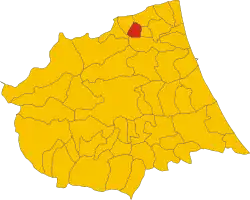 Localisation de Torano Nuovo