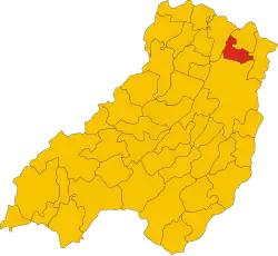 Localisation de Torrile