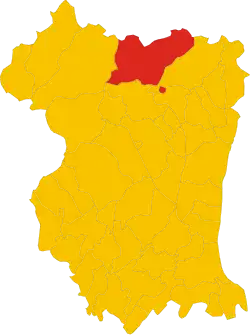 Localisation de Tramonti di Sopra