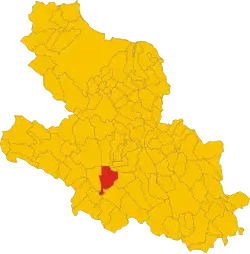 Localisation de Trasacco