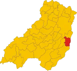 Localisation de Traversetolo