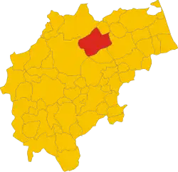 Localisation de Treia