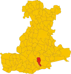 Localisation de Tribano