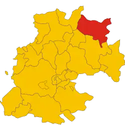 Localisation de Troina