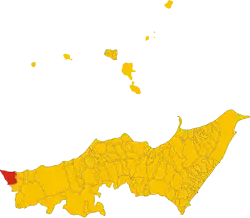 Localisation de Tusa