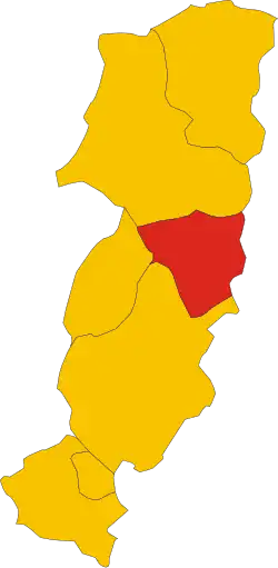 Localisation de Vaiano