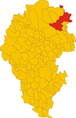 Localisation de Valbrenta