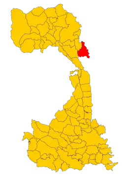 Localisation de Valduggia