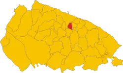 Localisation de Valenzano