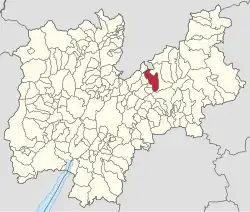 Localisation de Valfloriana