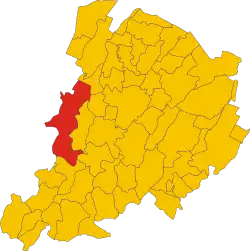 Localisation de Valsamoggia