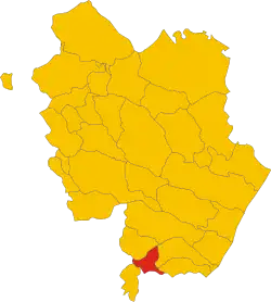 Localisation de Valsinni