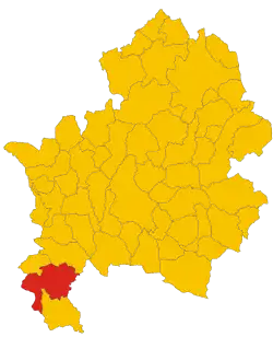 Localisation de Venafro