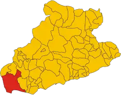 Localisation de Vintimille