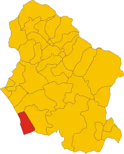 Localisation de Viareggio