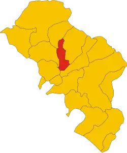 Localisation de Villafranca in Lunigiana