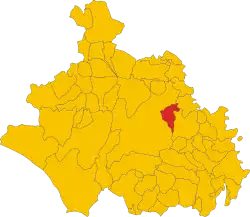 Localisation de Vitorchiano