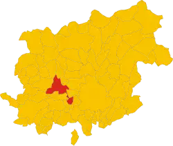 Localisation de Vitulano