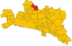 Localisation de Vobbia