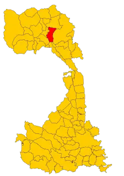 Localisation de Vocca