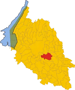 Localisation de Zevio