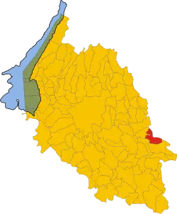 Localisation de Zimella