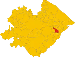 Localisation de Barchi