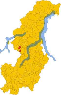 Localisation de Casasco d'Intelvi