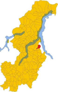 Localisation de Civenna