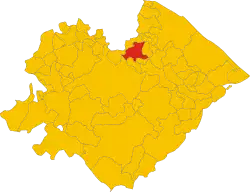 Localisation de Colbordolo