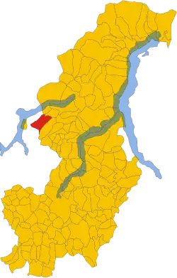 Localisation de Lanzo d'Intelvi