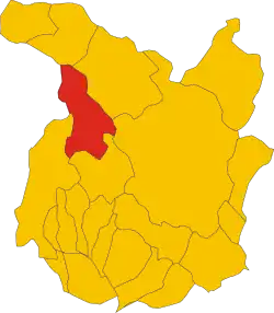 Localisation de Piteglio