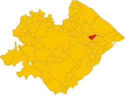 Localisation de Saltara