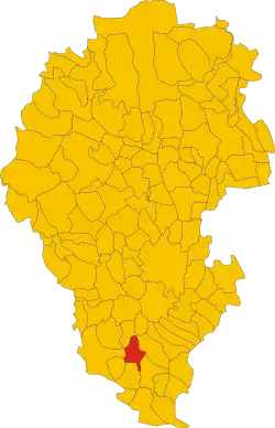 Localisation de San Germano dei Berici